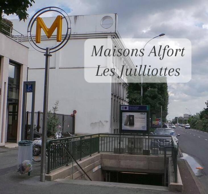 Escale-Marne Fr - 102 - Free Parking - Free Luggage Storage - All Equipped - Linen Included - Washing Machine - 10Mn Walk Metro 8 - Rer A - Panoramic View - From 1 To 4 Guests Maisons-Alfort Exterior photo
