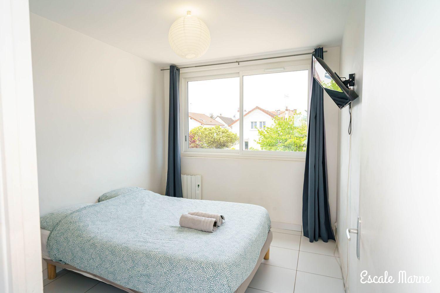 Escale-Marne Fr - 102 - Free Parking - Free Luggage Storage - All Equipped - Linen Included - Washing Machine - 10Mn Walk Metro 8 - Rer A - Panoramic View - From 1 To 4 Guests Maisons-Alfort Exterior photo